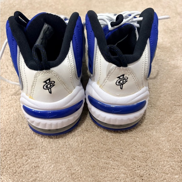 Nike Air Penny Sneakers – Blue/White – Boys 7Y – New Never Worn - Picture 5 of 6